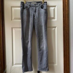 Levi’s Mid Rise Skinny Jeans Gray Women’s size 10